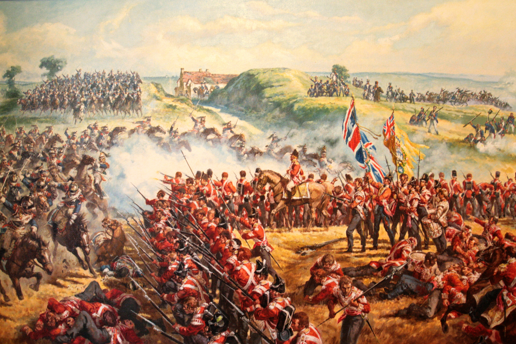 Image result for battle of waterloo - paintings